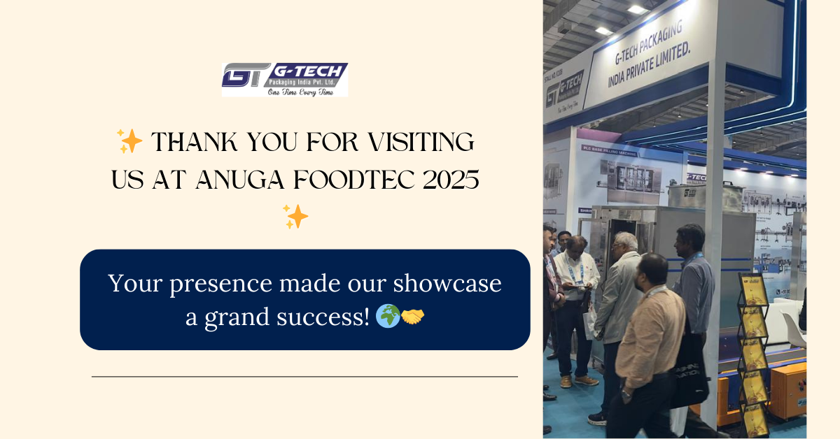 G-TECH Packaging at Anuga FoodTec 2025