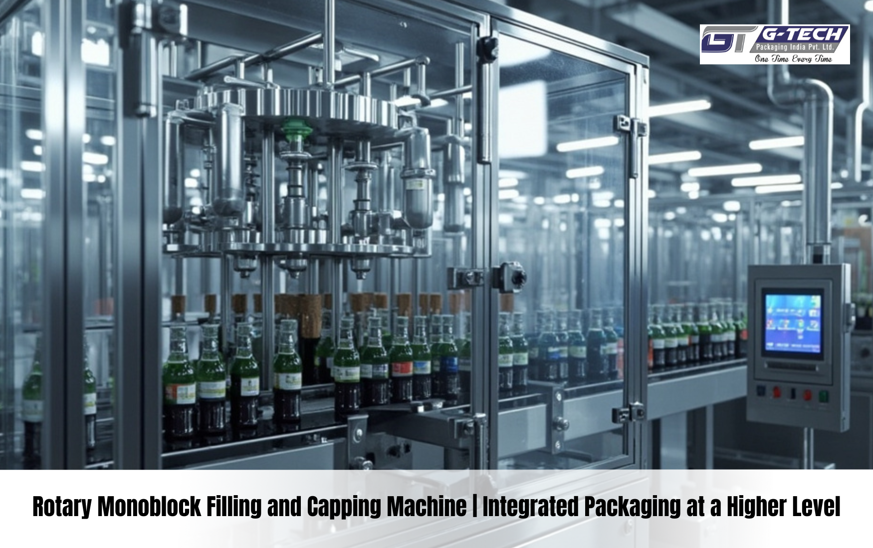Rotary Monoblock Filling and Capping Machine